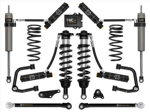 ICON 2024 Toyota Tacoma 1.25-3" Lift, Stage 10 Suspension System, Tubular, Triple Rate Rear Springs ICONVEHICLE Autoparts