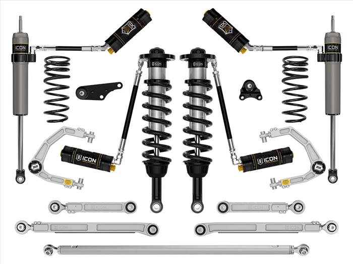 ICON 2024 Toyota Tacoma 1.25-3" Lift, Stage 11 Suspension System, Billet ICONVEHICLE Autoparts