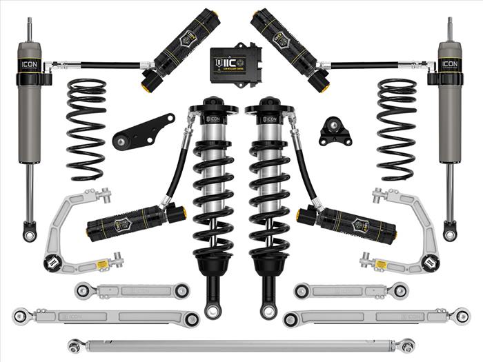 ICON 2024 Toyota Tacoma 1.25-3" Lift, Stage 13 Suspension System, Billet ICONVEHICLE Autoparts