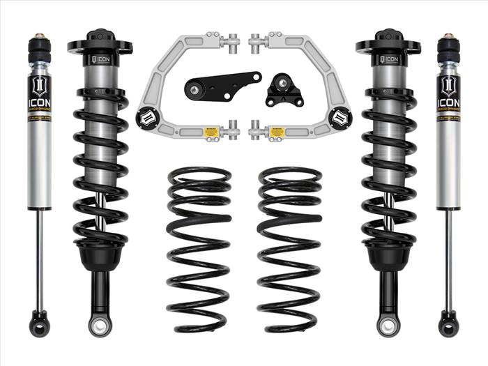 ICON 2024 Toyota Tacoma 1.25-3" Lift, Stage 2 Suspension System, Billet, Triple Rate Rear Springs ICONVEHICLE Autoparts