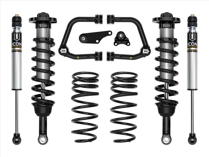 ICON 2024 Toyota Tacoma 1.25-3" Lift, Stage 2 Suspension System, Tubular, Triple Rate Rear Springs ICONVEHICLE Autoparts