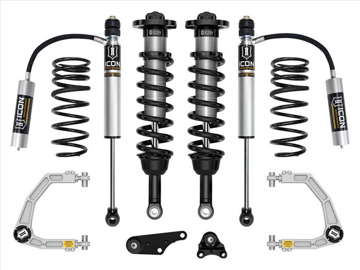 ICON 2024 Toyota Tacoma 1.25-3" Lift, Stage 3 Suspension System, Billet, Triple Rate Rear Springs ICONVEHICLE Autoparts