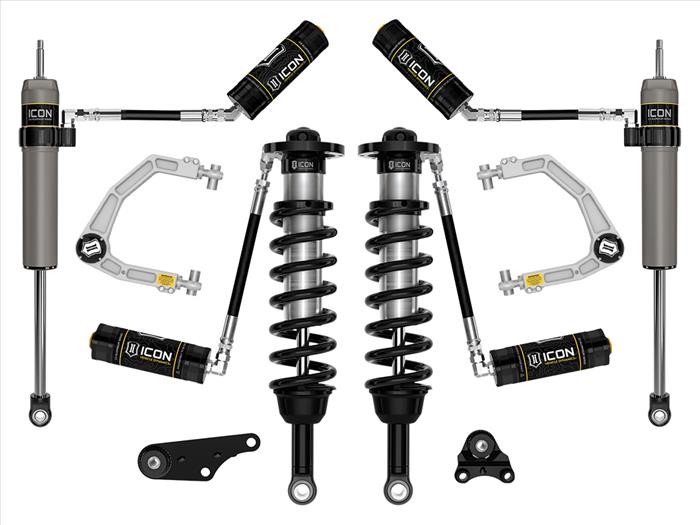ICON 2024 Toyota Tacoma 1.25-3" Lift, Stage 4 Suspension System, Billet