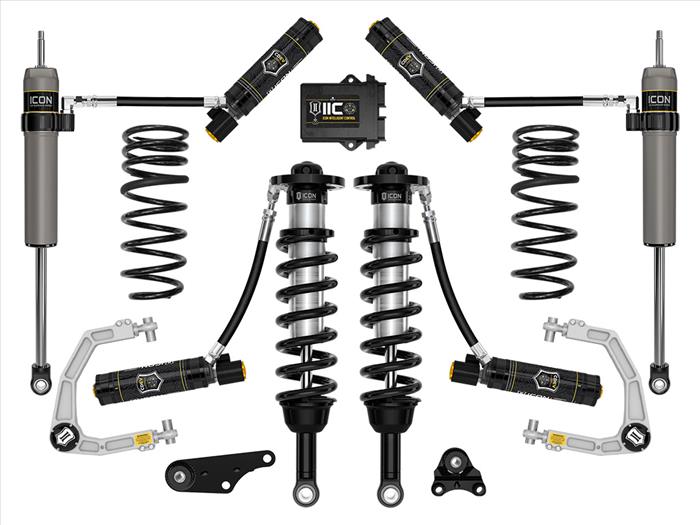 ICON 2024 Toyota Tacoma 1.25-3" Lift, Stage 6 Suspension System, Billet, Triple Rate Rear Springs