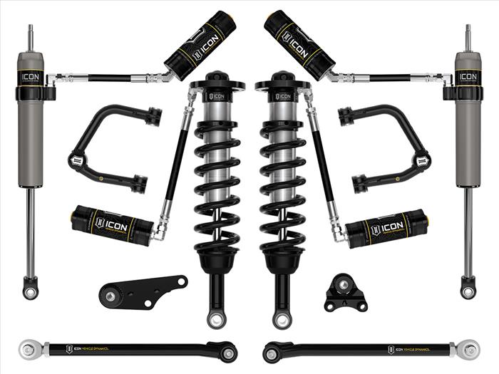 ICON 2024 Toyota Tacoma 1.25-3" Lift, Stage 7 Suspension System, Tubular