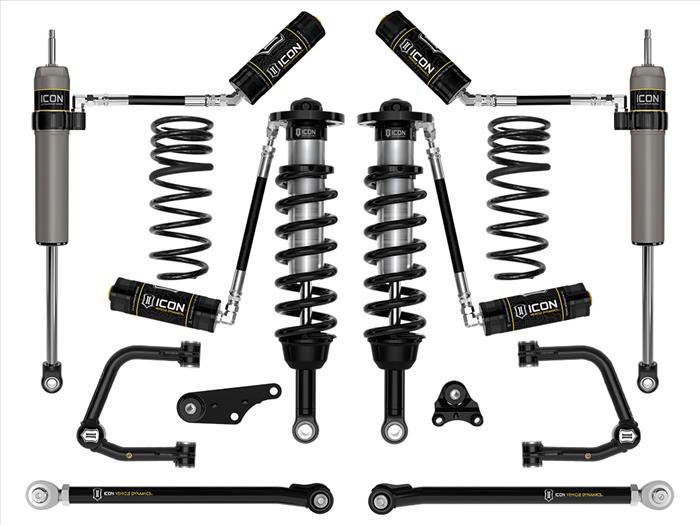 ICON 2024 Toyota Tacoma 1.25-3" Lift, Stage 7 Suspension System, Tubular, Triple Rate Rear Springs