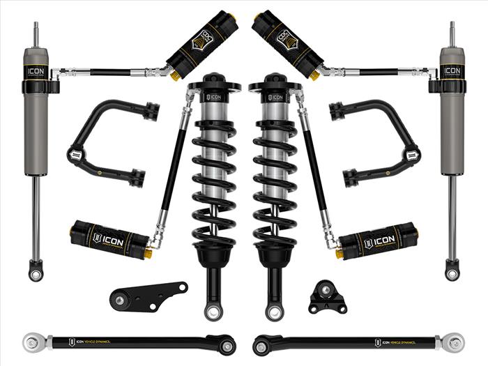 ICON 2024 Toyota Tacoma 1.25-3" Lift, Stage 8 Suspension System, Tubular