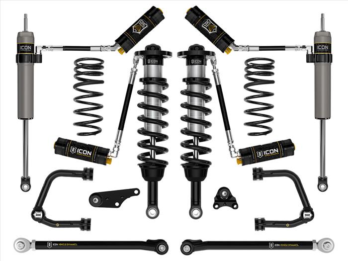 ICON 2024 Toyota Tacoma 1.25-3" Lift, Stage 8 Suspension System, Tubular, Triple Rate Rear Springs ICONVEHICLE Autoparts