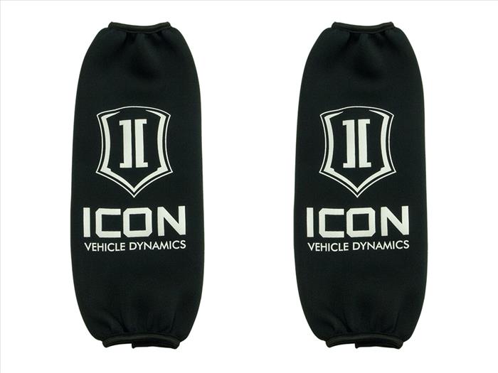 ICON 2.5 Series Coil Spring Wrap, Short (11.25Ó-12.25Ó), w/ Stacked Logo, Pair ICONVEHICLE Autoparts