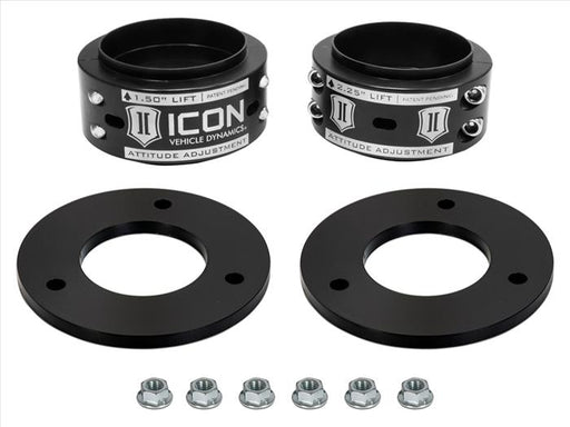 ICON Alloys 17-20 Ford Raptor .5-2.25" Lift Adjustment Collar Front Leveling Kit ICONVEHICLE Autoparts