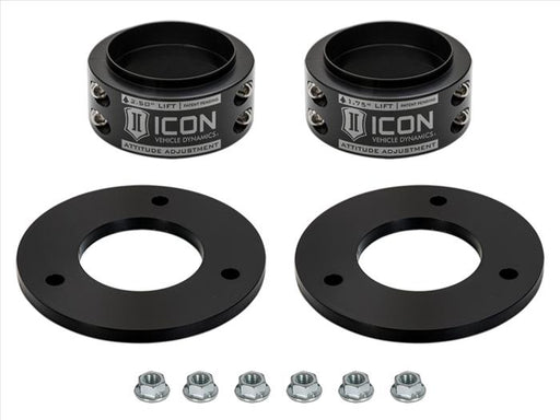 ICON Alloys 21-23 Ford Raptor .5-2.5" Lift Adjustment Collar Front Leveling Kit ICONVEHICLE Autoparts