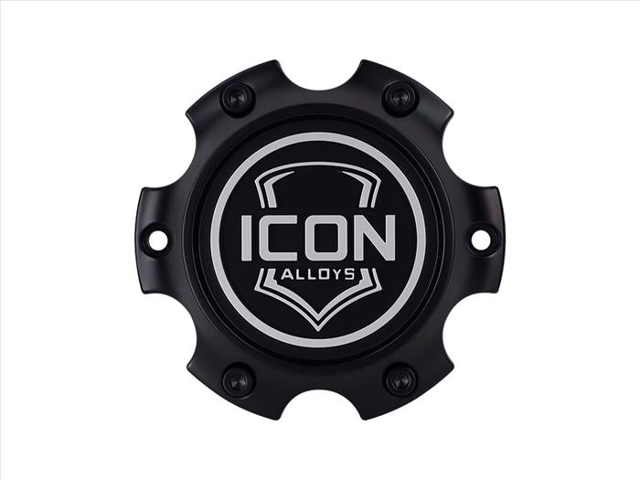 ICON Alloys Center Cap with Embossed Logo for ICON Alloys w/6 x 135 Bolt Pattern ICONVEHICLE Autoparts