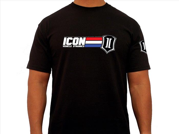 ICON GI-Logo Tee Ð Black, XXXL ICONVEHICLE Autoparts