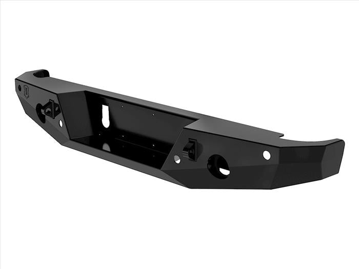 ICON Impact Armor 2020-Up Jeep Gladiator JT Pro Series Rear Bumper ICONVEHICLE Autoparts