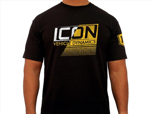 ICON Strikeout-Logo Tee Ð Black, Extra Large ICONVEHICLE Autoparts