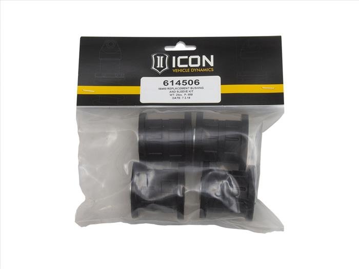 ICON Upper Control Arm Part Numbers 58460 and 58460DJ, Replacement Bushing & Sleeve Kit ICONVEHICLE Autoparts