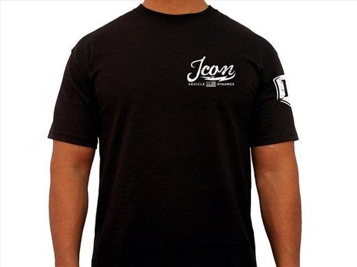 ICON Vintage-Logo Tee Ð Black, XXL ICONVEHICLE Autoparts