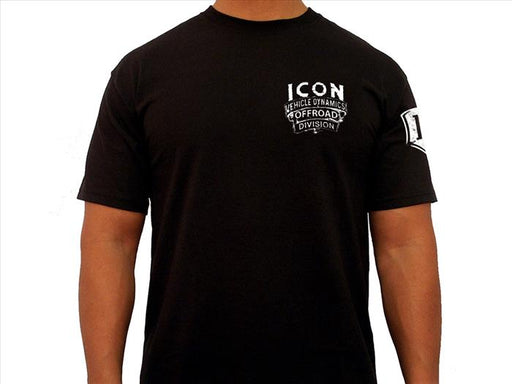 ICON Western-Logo Tee Ð Black, XXL ICONVEHICLE Autoparts
