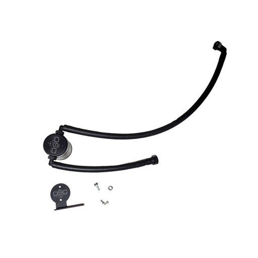 JLT 3.0 OIL SEPARATOR, PASSENGER SIDE, BLACK ANODIZED 2020+ C8 CORVETTE PASSENGER SIDE LT2 ENGINE 3088P-B - DSP PERFORMANCE MOTORSPORTS