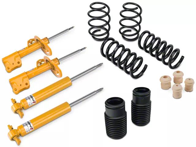 KONI Sport Adjustable Shock, Strut and Eibach Pro-Kit Lowering Spring Kit (15-25 Mustang GT w/o MagneRide)Find parts that fit my vehicle KONI