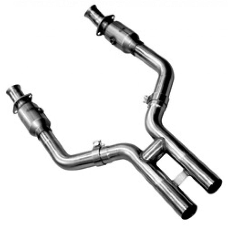 Kooks 05-10 Ford Mustang GT 4.6L 3V Auto/Manual 2 1/2in x 2 1/2in OEM Cat H Pipe Kooks HDR Req 11313500 MUSTANG