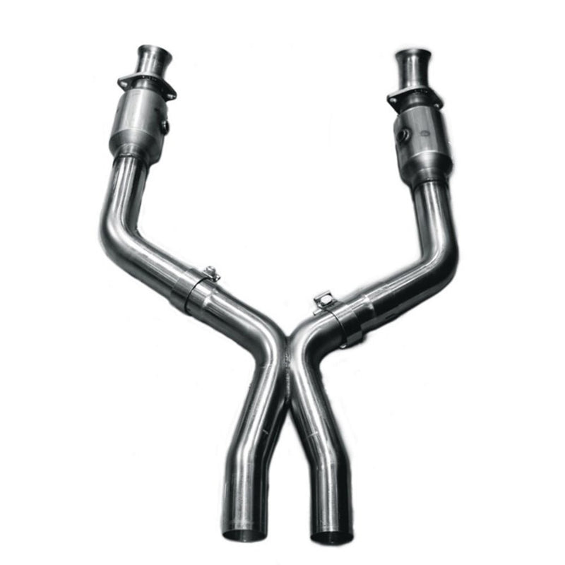 Kooks 05-10 Ford Mustang GT 4.6L 3V Auto/Manual 3in x 2 1/2in OEM Exhaust GREEN Cat X Pipe 11313310 MUSTANG