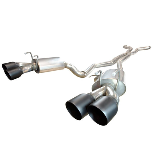 Kooks 10-15 Chevy Camaro SS/ZL1/1LE 3in Cat Back w/ 4in Slash Cut Black Tips 22504280 - DSP PERFORMANCE MOTORSPORTS