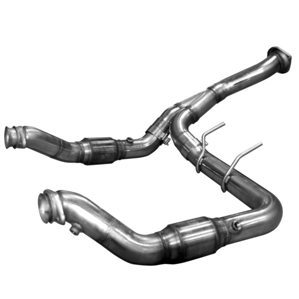 Kooks 11-14 Ford F150 Eco Boost 3.5L V6 3in SS GREEN Cat Turbo Down Y-Pipe 13533300 CAT-BACK