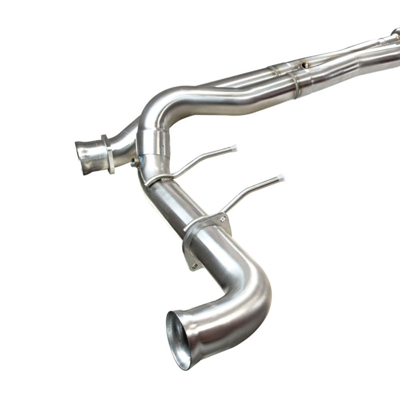 Kooks 11-14 Ford Raptor SVT Super Crew Cab 3in Off Road Side Exit Exhaust w/ Black Slash Cut Tips 13525180 CAT-BACK