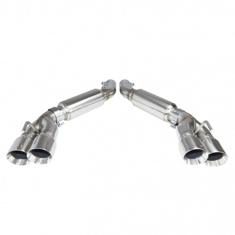 Kooks 2016 + Chevrolet Camaro SS 3in Axle Back Exhaust System w/ Mufflers and Polished Quad Tips 22606250 CAT-BACK