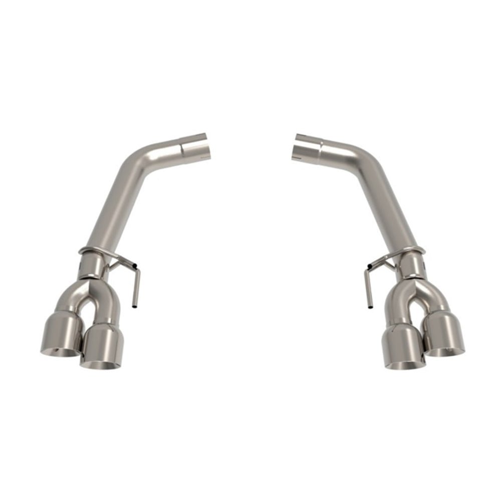 Kooks 2018+ Ford Mustang 5.0L 4V OEM x 3in Axle-Back Exhaust w/ Muffler Delete & 4in Quad Tips 11516450 MUSTANG