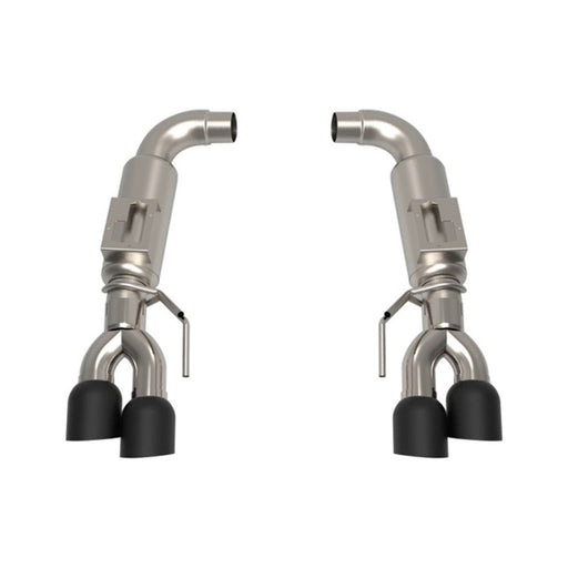 Kooks 2018+ Mustang 5.0L 4V OEM x 3in Axle-Back Exh w/3in Round Race Mufflers 4in Black Quad Tips 11516260 MUSTANG
