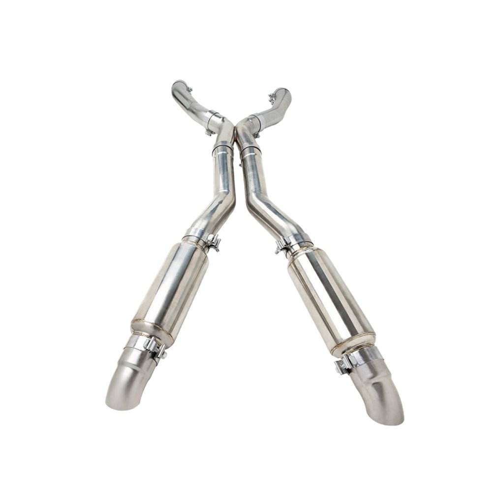 Kooks 79-93 Ford Mustang 5.0L 4V Coyote 3in x 3in 16GA Stainless Steel Race Exhaust 10504102 MUSTANG