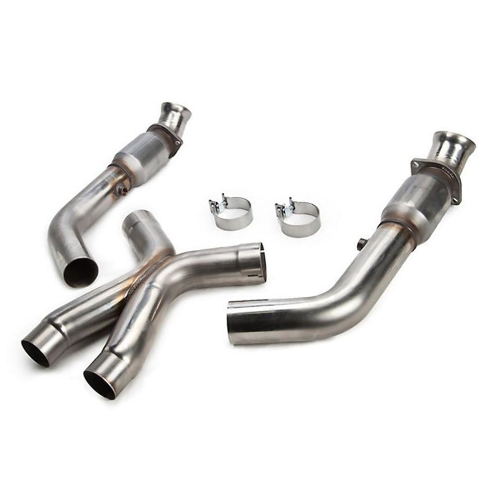 Kooks 99-04 Ford F150 Harley/Lightning 2.5in Connection Pipe w/ Green Cats * Must Use Kooks Headers* 13313300 CAT-BACK