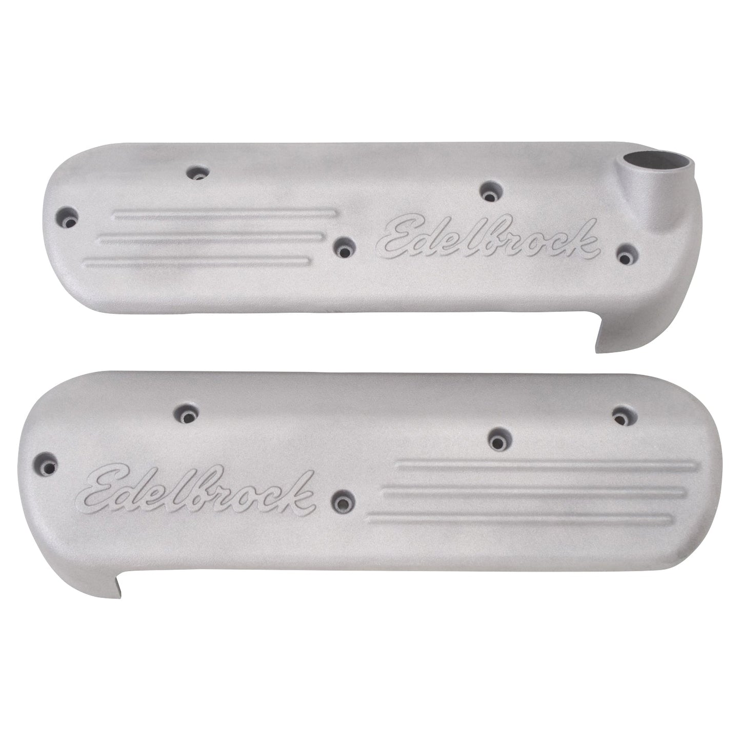 LS Series Coil Covers in Satin Finish (3-3/8" Overall Height) EDELBROCK Autoparts