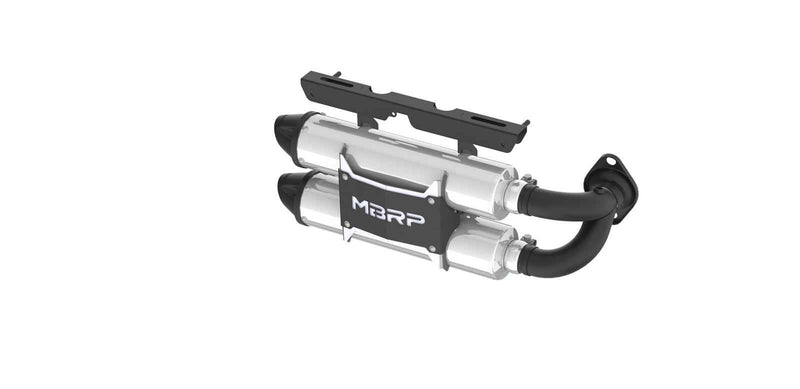 MBRP PowerTech4 Dual Slip-On 304 Stainless Steel Inch Muffler AT-9517PT MBRP Exhaust Autoparts