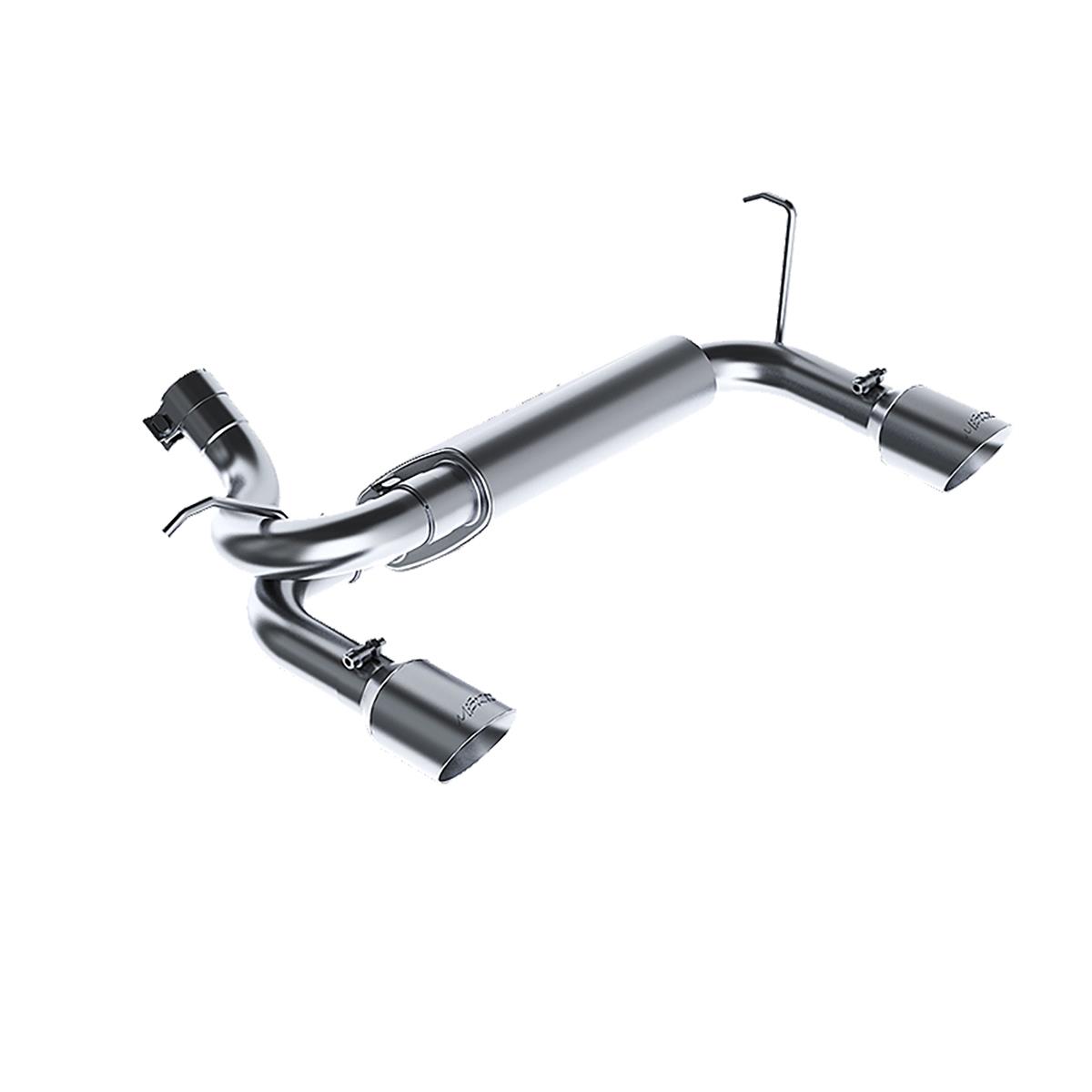 MBRP Installer Series Exhaust Systems for 2007-2017 WRANGLER, 2018 WRANGLER JK - S5528AL - DSP PERFORMANCE MOTORSPORTS