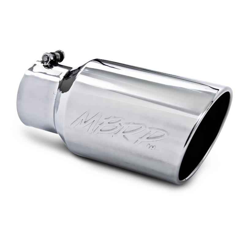 MBRP Round, Polished 4 Inch Exhaust Tip T5073 MBRP Exhaust Autoparts