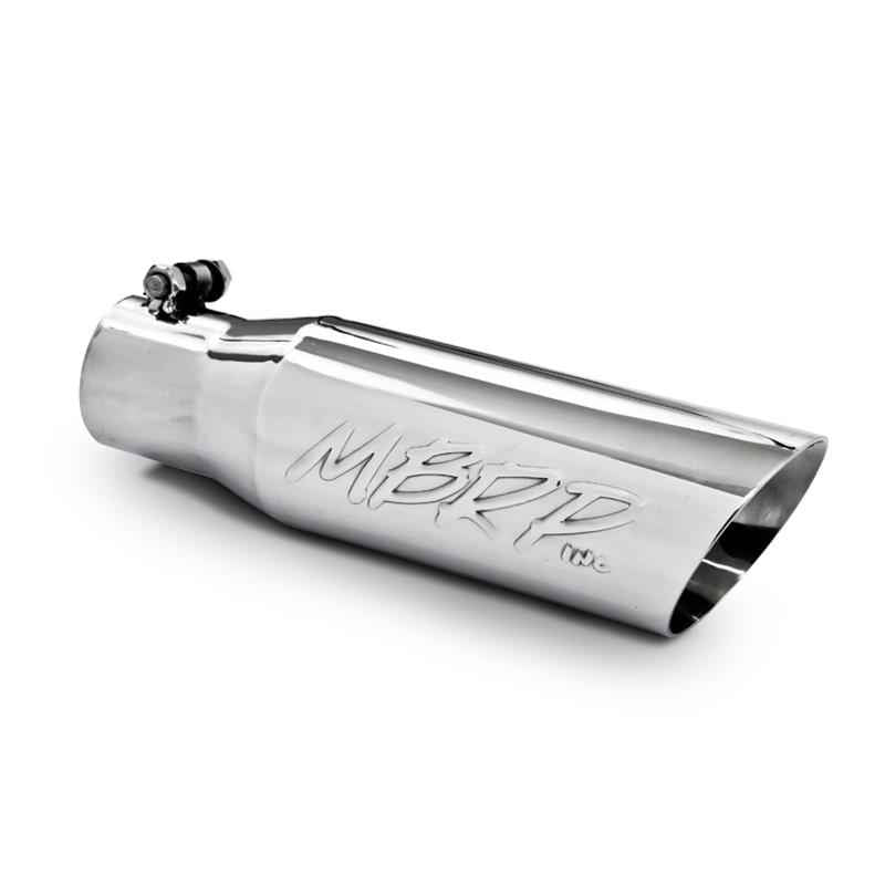 MBRP Round, Polished 2.50 Inch Exhaust Tip T5106 MBRP Exhaust Autoparts