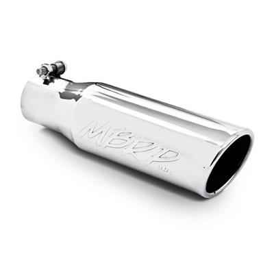 MBRP Round, Polished 2.50 Inch Exhaust Tip T5113 MBRP Exhaust Autoparts