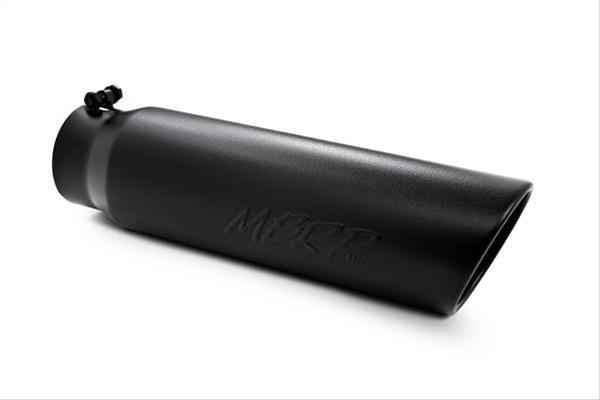 MBRP Round, Black 4 Inch Exhaust Tip T5124BLK MBRP Exhaust Autoparts