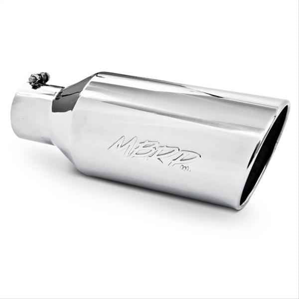 MBRP Round, Polished 4 Inch Exhaust Tip T5126 MBRP Exhaust Autoparts