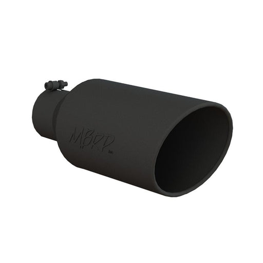 MBRP Round, Black 4 Inch Exhaust Tip T5126BLK MBRP Exhaust Autoparts
