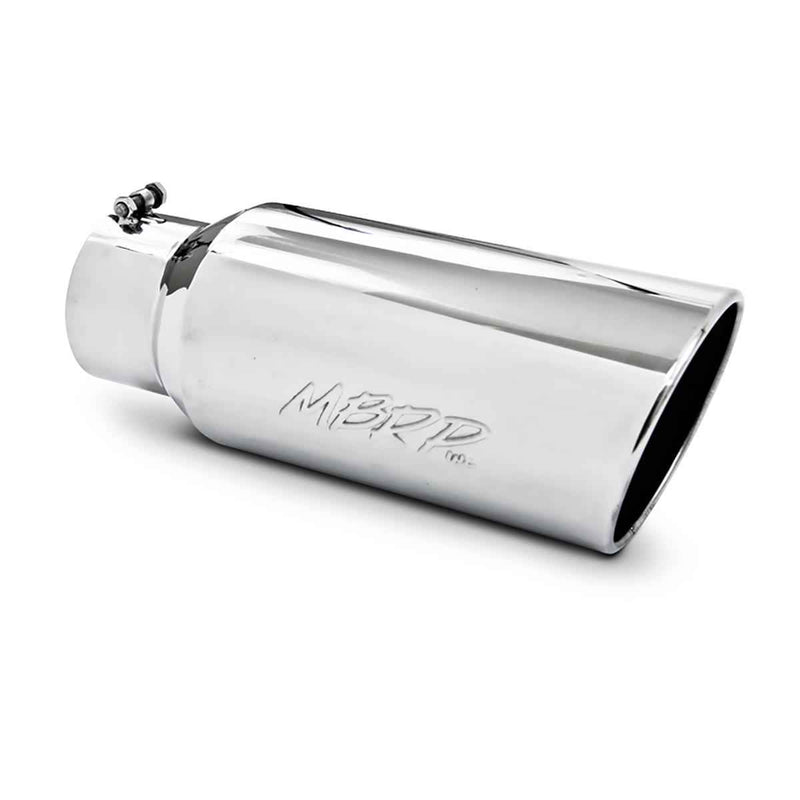 MBRP Round, Polished 5 Inch Exhaust Tip T5127 MBRP Exhaust Autoparts