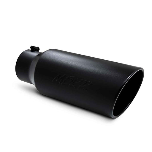 MBRP Round, Black 5 Inch Exhaust Tip T5127BLK MBRP Exhaust Autoparts