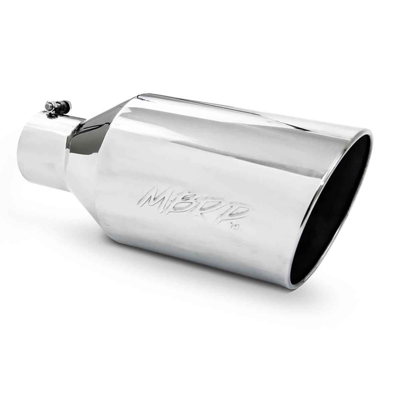 MBRP Round, Polished 4 Inch Exhaust Tip T5128 MBRP Exhaust Autoparts