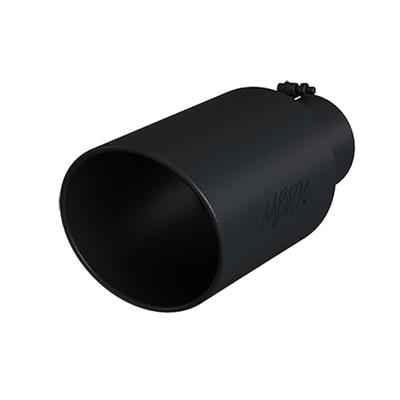 MBRP Round, Black 5 Inch Exhaust Tip T5129BLK MBRP Exhaust Autoparts