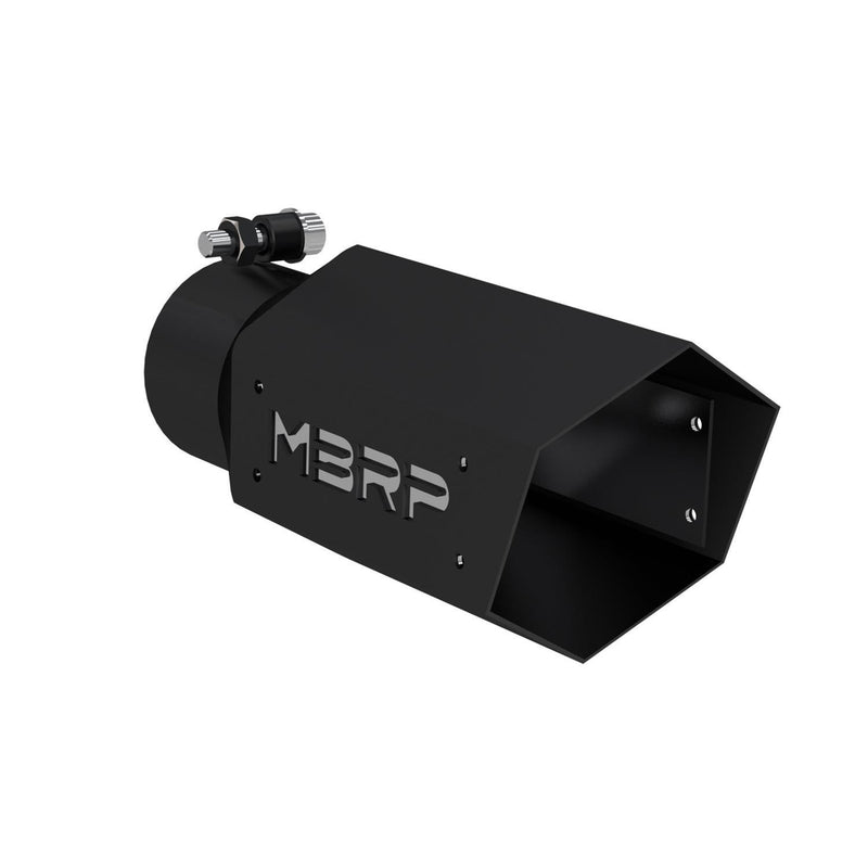 MBRP Hexagon, Black 3 Inch Exhaust Tip T5169BLK MBRP Exhaust Autoparts