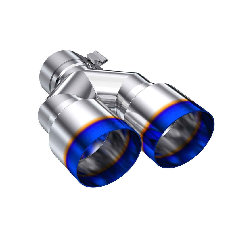 MBRP Pro Series Burnt End Round, Burnt 2.50 Inch Exhaust Tip T5171BE MBRP Exhaust Autoparts