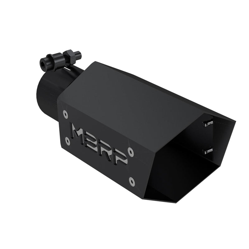 MBRP Hexagon, Black 2.50 Inch Exhaust Tip T5173BLK MBRP Exhaust Autoparts